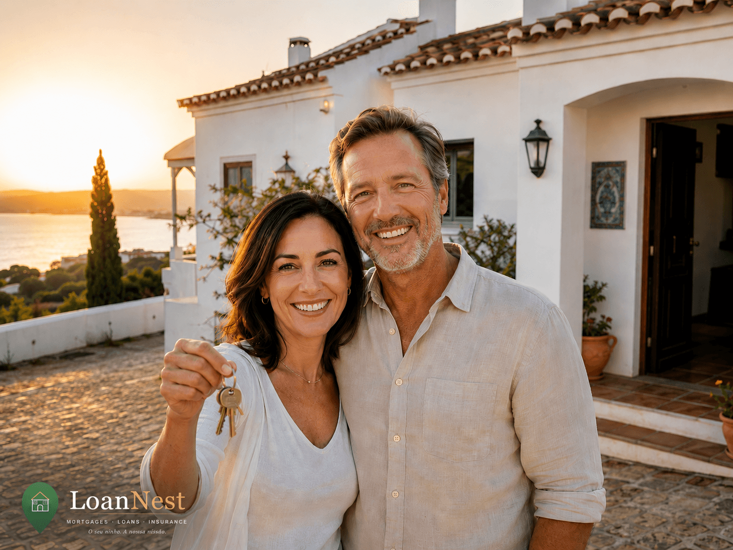 Couple with keys